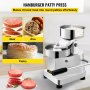 VEVOR Commercial Hamburger Patty Maker 130mm/5inch Stainless Steel Burger Press Heavy Duty Hamburger Press Meat Patty Maker Hamburger Forming Processor with 1000 Pcs Patty Papers