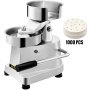 VEVOR Commercial Hamburger Patty Maker 130mm/5inch Stainless Steel Burger Press Heavy Duty Hamburger Press Meat Patty Maker Hamburger Forming Processor with 1000 Pcs Patty Papers