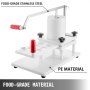 VEVOR burger press with food-grade stainless steel and pe material components.