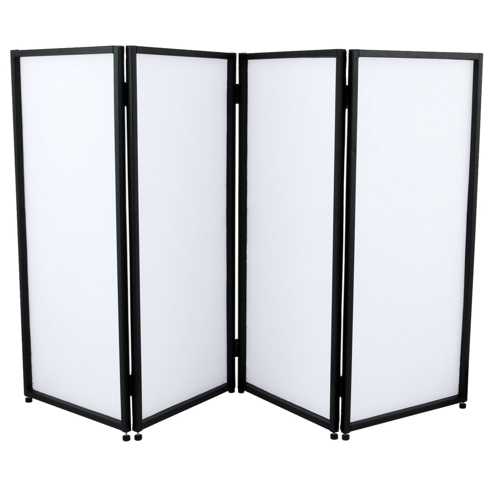 Event Facade White+Black Scrim Metal Frame Booth+Travel Bag DJ Booth Mobile