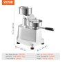 VEVOR Commercial Burger Patty Maker, 100mm Hamburger Beef Patty Maker, Heavy Duty Food-Grade Stainless Steel Bowl Burger Press Machine, Kitchen Meat Forming Processor with 1000 Pcs Patty Papers