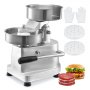 VEVOR Mașină comercială pentru chiflețe pentru burgeri, 150 mm/6 inch Mașină pentru chiflețe pentru hamburger cu carne de vită, mașină de presă pentru burgeri din oțel inoxidabil de calitate alimentară rezistentă, procesor de bucătărie pentru formarea cărnii cu 1000 de bucăți de hârtie
