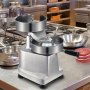 VEVOR Commercial Burger Patty Maker, 150mm/6inch Hamburger Beef Patty Maker, Heavy Duty Food-Grade Stainless Steel Bowl Burger Press Machine, Kitchen Meat Forming Processor with 1000 Pcs Patty Papers