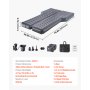 VEVOR Car Air Mattress, Inflatable Car Camping Mattress, Oxford Thickened Travel Beds, Comfortable and Durable Portable Sleeping Pad with Air Pump, Nozzle, Carry Bag, Fits Most SUV MPV Sedan, Gray