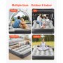 Car Air Mattress Inflatable Car Camping Travel Bed Sleeping Pad Built in Pump