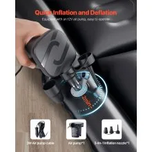 Colchón de aire inflable para coche, camping, viajes, cama para dormir, bomba de aire, SUV, MPV, sedán