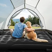 Colchón de aire inflable para coche, camping, viajes, cama para dormir, bomba de aire, SUV, MPV, sedán