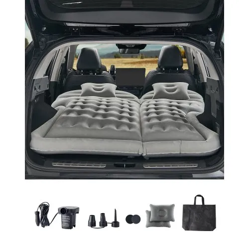 Car Air Mattress Inflatable Camping Travel Sleeping Bed Air Pump SUV MPV Sedan
