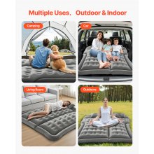 Car Air Mattress Inflatable Camping Travel Sleeping Bed Air Pump SUV MPV Sedan