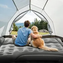 Car Air Mattress Inflatable Camping Travel Sleeping Bed Air Pump SUV MPV Sedan