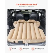 Car Air Mattress Inflatable Car Camping Travel Bed Sleeping Pad Built in Pump