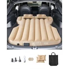 Car Air Mattress Inflatable Car Camping Travel Bed Sleeping Pad Built in Pump