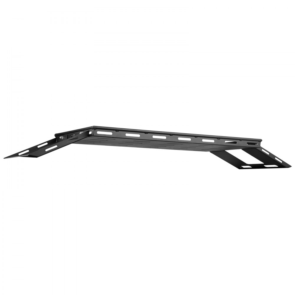 VEVOR Rear Trunk Cargo Rack, for 2007-2024 Jeep Wrangler JK 4-Door Hardtops, 300 lbs Capacity, Carbon Steel Basket Tray Interior Storage Luggage Carrier with Net, Shelf Stand Organizer for Camping Trip Gear, Black