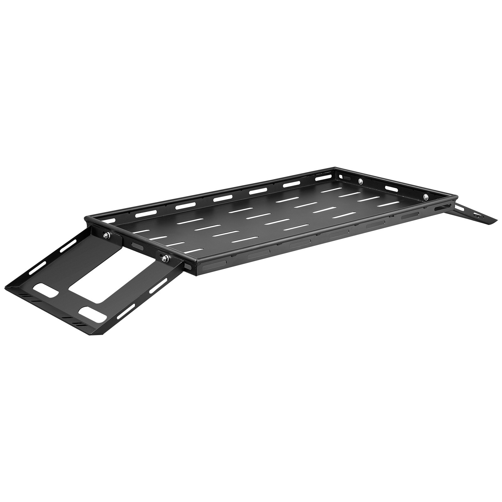 VEVOR Rear Trunk Cargo Rack, for 2007-2024 Jeep Wrangler JK 4-Door Hardtops, 300 lbs Capacity, Carbon Steel Basket Tray Interior Storage Luggage Carrier with Net, Shelf Stand Organizer for Camping Trip Gear, Black
