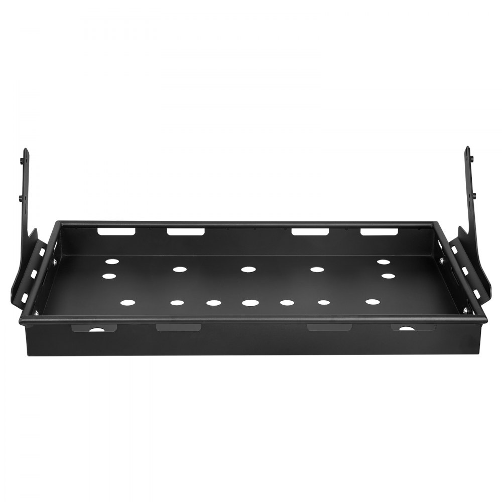VEVOR Rear Trunk Cargo Rack, for 2018-2024 Jeep Wrangler JLU Sky One-Touch Power Top 4-Door Hardtops, 300 lbs, Carbon Steel Basket Tray Interior Storage Luggage Carrier with Net, Shelf Stand Organizer for Camping