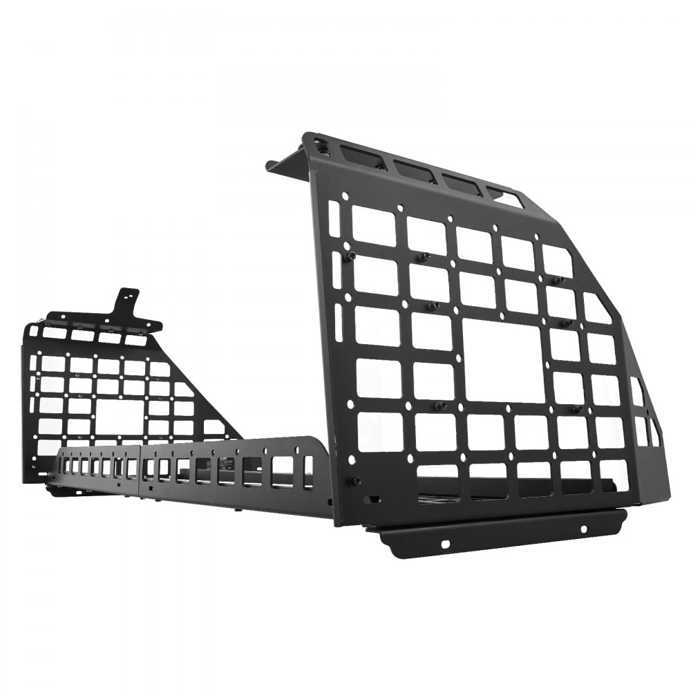 VEVOR Rear Trunk Cargo Rack, for 2010-2024 Toyota 4Runner, 220 lbs Capacity, Aluminum Alloy Basket Tray Interior Storage Luggage Carrier, Adjustable Height Shelf Stand Organizer for Camping Trip Gear