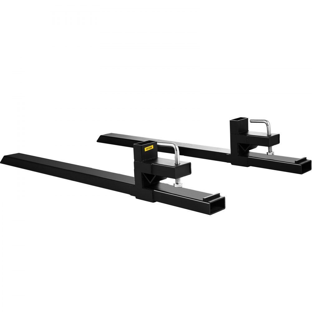 VEVOR 750mm 680kg Capacity Clamp On Pallet Forks Heavy Duty Loader Bucket Skid