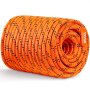 VEVOR Arborist Trädklätterrep Dubbelflätad Polyester 1,9 cm (3/4") x 67,1 m (220') 24-trådig