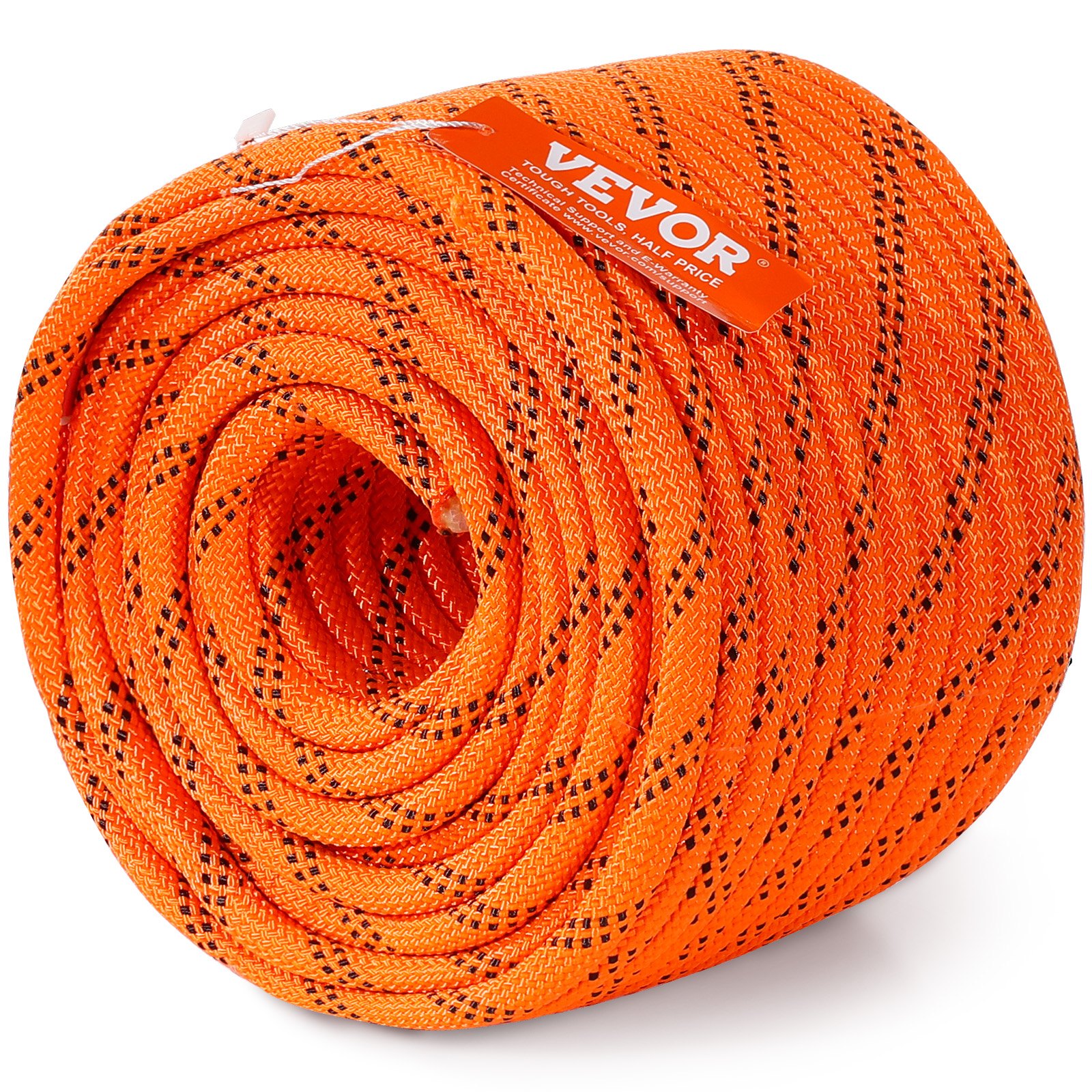 VEVOR arborist fára mászó kötél dupla fonott poliészter 3/8" x 120" 48 szál