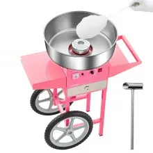 VEVOR Commercial Cotton Candy Machine with Cart Sugar Floss Maker 1000W Party