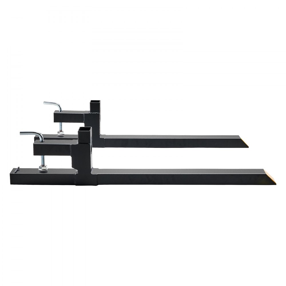 VEVOR Pallet Forks, 907kg Capacity Clamp on Pallet Forks, 1090mm Tractor Bucket Forks, Heavy Duty Front Loader Attachment for Tractor, Skid Steer, Loader Bucket, Tractor Forks for Agriculture and Far