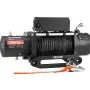 VEVOR Electric Winch, 6100 kg Load Capacity, 12V DC Truck Winch with Φ9.5 mm x 26 m Synthetic Rope, Wireless & Wired Remote Control, IP55 Waterproof for Towing Off-Road SUV Jeep Trailer Boat