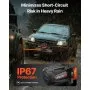 VEVOR Electric Winch, 13500 lbs Load Capacity, 12V DC Truck Winch with Φ3/8 in x 92 ft Synthetic Rope, Wireless & Wired Remote Control, IP67 Waterproof for Towing Off-Road SUV Jeep Trailer Boat