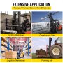 VEVOR Pallet Forks Extensions Steel Pallet Forks 72 x 4.5 Inch Heavy Duty Pallet Forks 182cm Length Forks Extensions for Forklift Lift Truck(72 x 4.5 Inch)