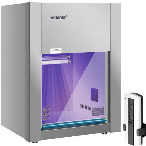 VEVOR HD-650 Laminar Flow Hood, Horizontal Air Flow 2' Wide Clean Bench Workstation, 200W