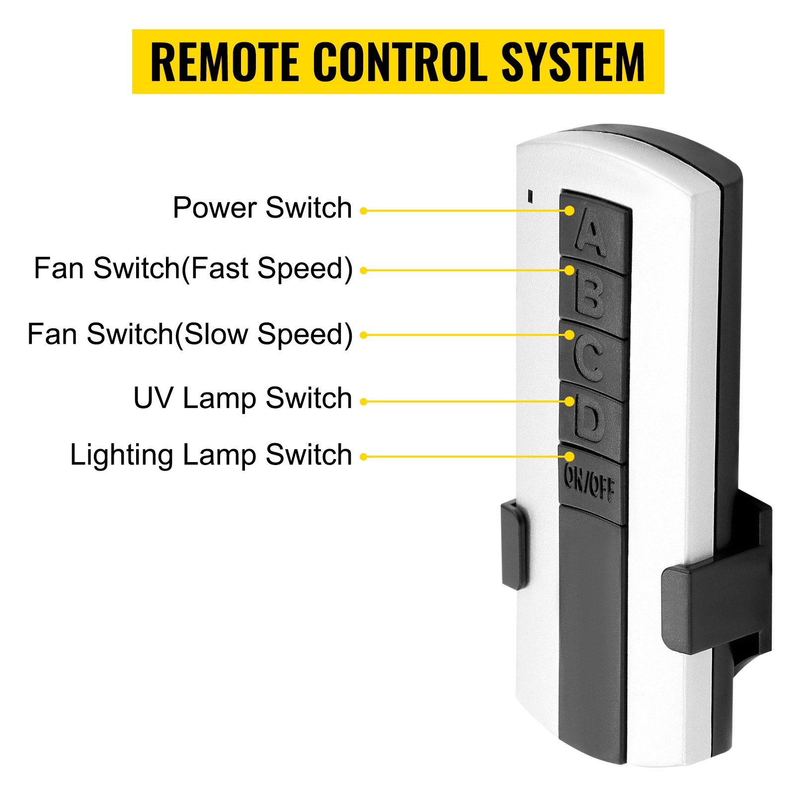 VEVOR HD-650 Laminar Flow Hood, Horizontal Air Flow 2' Wide Clean Bench Workstation, 200W