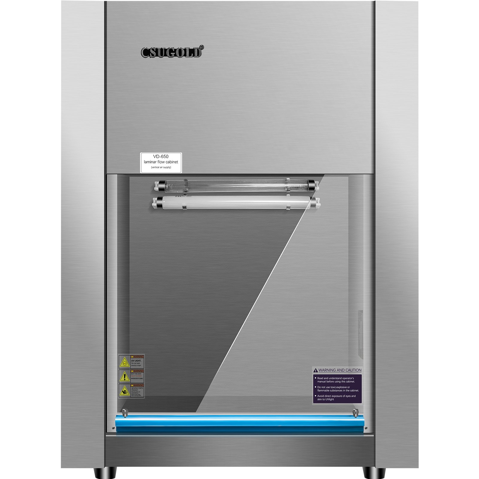 VEVOR HD-650 Laminar Flow Hood, Horizontal Air Flow 2' Wide Clean Bench Workstation, 200W