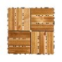 VEVOR Interlocking Deck Tiles Solid Wood, 27 Pack,12"x12" Waterproof Camphor Pine Wood Flooring All Weather Use, Patio Floor Decking Covering Tiles for Porch Poolside Balcony Backyard, (Wooden)
