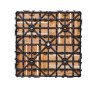 VEVOR Interlocking Deck Tiles Solid Wood, 27 Pack,12"x12" Waterproof Camphor Pine Wood Flooring All Weather Use, Patio Floor Decking Covering Tiles for Porch Poolside Balcony Backyard, (Wooden)