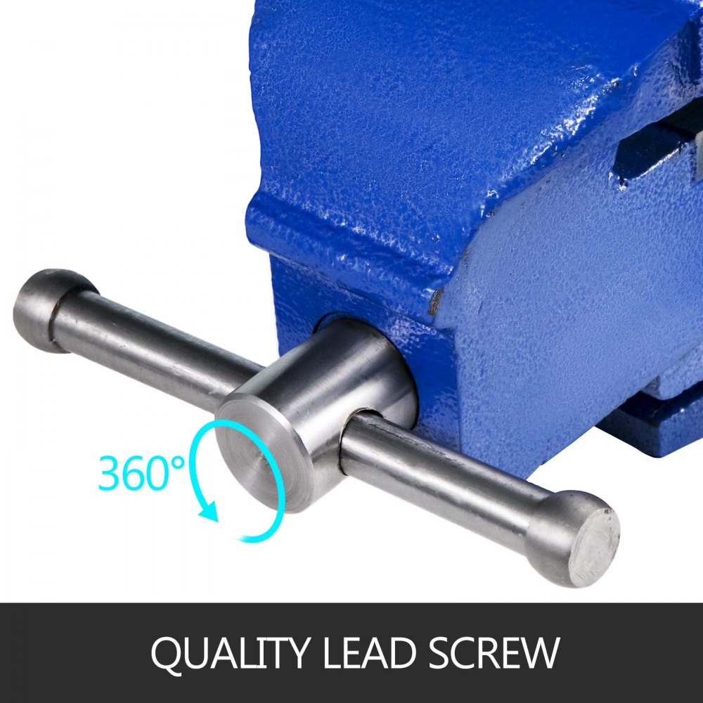 Tornillo de banco de 6'' 60lbs Kn29 de trabajo ligero 360 giratorio tornillo de sujeción multipropósito