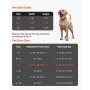 VEVOR Dog Door for Sliding Glass Door, 1927 mm to 2040 mm Adjustable Height, Aluminum Alloy Frame with Rotating Hinges, Lock Design, 260.4 x 412.8 mm Flap, Sliding Glass Pet Door for Renters