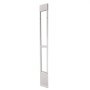 VEVOR Dog Door for Sliding Glass Door, 2311-2439 mm Adjustable Height, Aluminum Alloy Frame with Metal Rotating Hinges, Lock Design, 209.6 x 311.2 mm Flap, Sliding Glass Pet Door for Renters