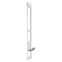 VEVOR Dog Door for Sliding Glass Door, 2311-2439 mm Adjustable Height, Aluminum Alloy Frame with Metal Rotating Hinges, Lock Design, 209.6 x 311.2 mm Flap, Sliding Glass Pet Door for Renters