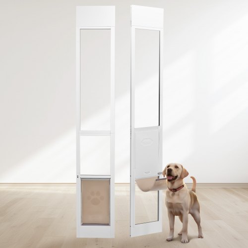 VEVOR Dog Door for Sliding Glass Door, 75 7/8