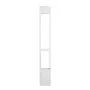 VEVOR Dog Door for Sliding Glass Door, 75 7/8"-80 11/16" Adjustable Height Doggy Door for Sliding Doors, Aluminum Frame Tempered Glass Pet Door with Hinge Structure Flap and Lock for Small-Sized Dogs