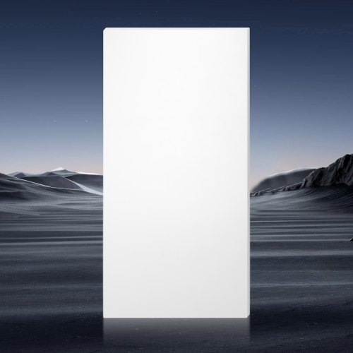 12" X 6" X 1/2" HDPE Plastic Sheet High Density Polyethylene Board White