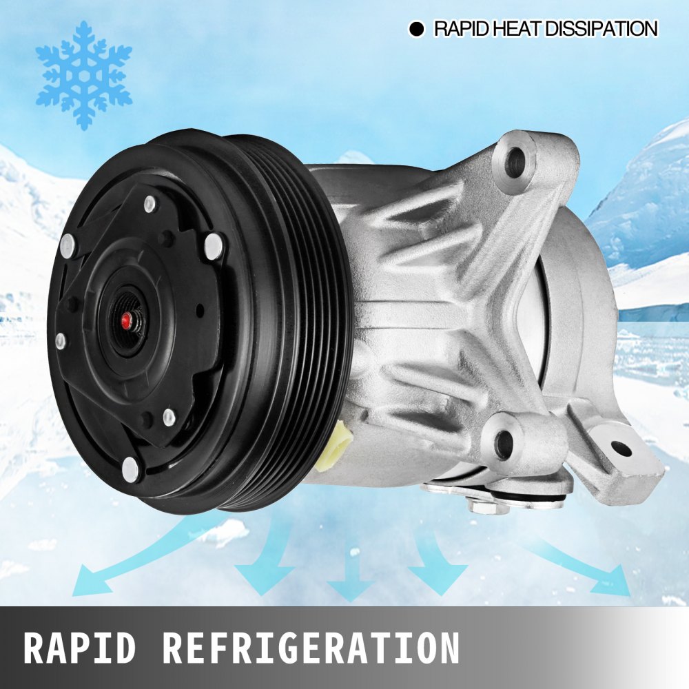 VEVOR Air Conditioning Compressor Holden Commodore Ecotec V6 engine A/C Compressor Clutch for Holden Commodore 1997-2004 (Holden Commodore 1997-2004)