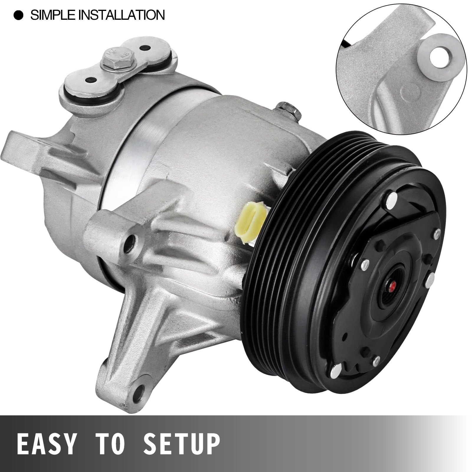 VEVOR Air Conditioning Compressor Holden Commodore Ecotec V6 engine A/C Compressor Clutch for Holden Commodore 1997-2004 (Holden Commodore 1997-2004)