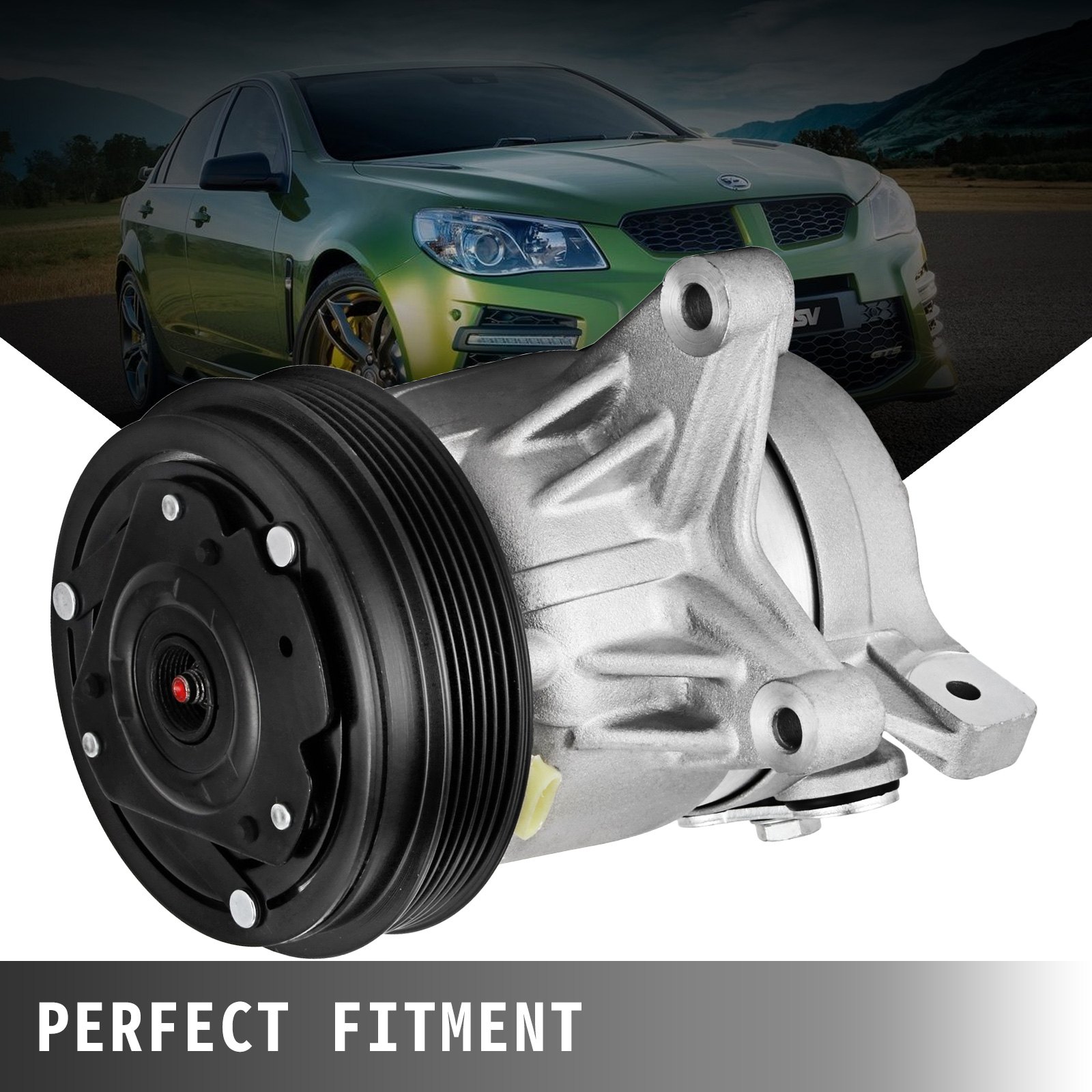 VEVOR Air Conditioning Compressor Holden Commodore Ecotec V6 engine A/C Compressor Clutch for Holden Commodore 1997-2004 (Holden Commodore 1997-2004)