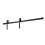 VEVOR 6FT Sliding Barn Door Hardware Kit, 330 LBS Weight Capacity, Compatible with 36 Inches Max Width & 1-3/8 to 1-3/4 Inches Thickness Single Sliding Barn Door, Durable Track & J-shape Roller, Black
