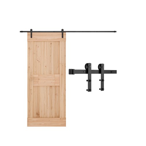 VEVOR 10FT Sliding Barn Door Hardware Kit for Single Sliding Barn Door I-shape