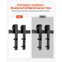 VEVOR 10FT Sliding Barn Door Hardware Kit for Single Sliding Barn Door I-shape