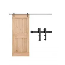 VEVOR 10FT Sliding Barn Door Hardware Kit for Single Sliding Barn Door I-shape
