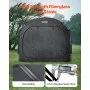 VEVOR Bike Storage Tent, 3 to 4 Bikes, Outdoor Spacious Bike Storage Tent with Ventilated Window, Waterproof Easy-to-Install Bike Tent with High Strength Fiberglass & Dual Zippers, Fit for Bicycle