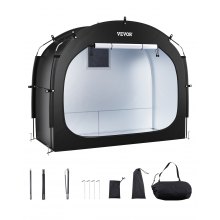 VEVOR Outdoor Bike Storage Tent Spacious Waterproof Bike Tent for 4 to 5 Bikes