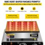 VEVOR Mini Dutch Pancake Maker, Heart-Shaped Dutch Pancake Machine, 25PCs Pancake Maker Electric Commercial, 850W Mini Pancake Maker, 110V Proffertjes Muffin Waffle Maker for Kitchen Bakery Snack Bar
